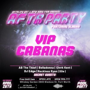 AFTR Party VIP Cabana